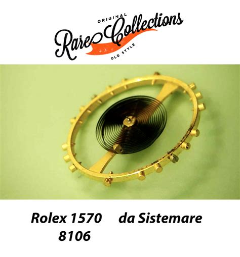 Cerco Bilanciere Rolex Cal. 1570 e ricambi vari 